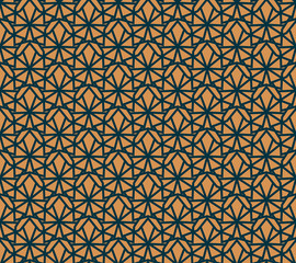 Vector seamless pattern. Modern stylish abstract texture. Repeating geometric tiles from striped elements