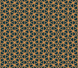 Vector seamless pattern. Modern stylish abstract texture. Repeating geometric tiles from striped elements