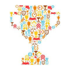 Awards and trophy background.