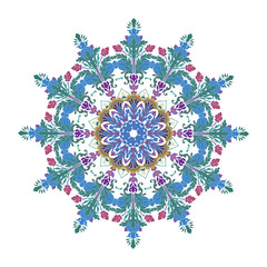 Mandala, Vector Mandala, floral mandala, flower mandala, oriental mandala, coloring mandala. Oriental pattern, vector illustration. Islam, Arabic, Indian, turkish, pakistan, chinese, ottoman motifs