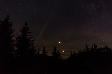 blood moon and Mars transition 