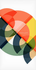 Modern circle abstract background