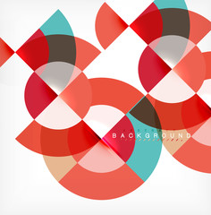Obraz premium Modern circle abstract background