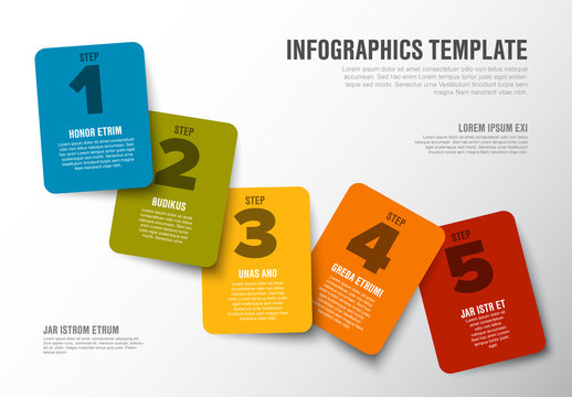 Colorful Rectangles Infographic Layout