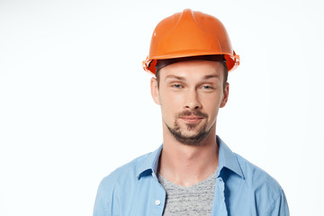 builder in orange helmet