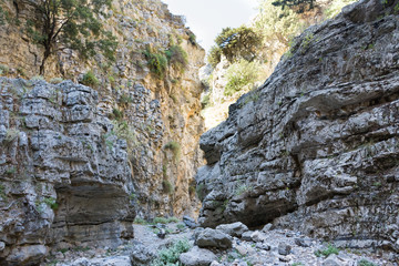 Obraz premium Imbros gorge in Crete