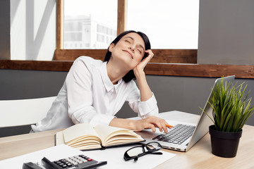 business woman in office