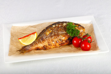 Roasted dorada