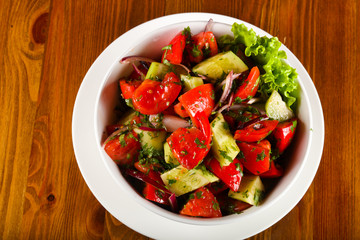 Vegetables salad