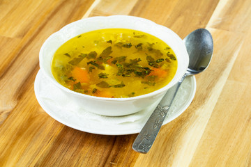 Light minestrone soup