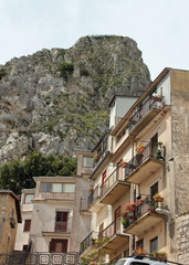 Fototapeta premium Sicile, village de Caltabellotta