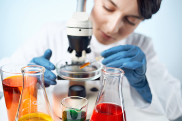 scientist working in laboratory