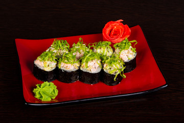 Japanese roll with chicken