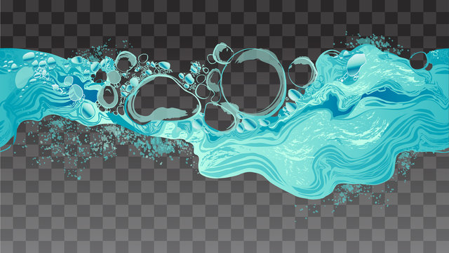 water pattern vector background