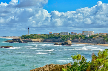 Coast of biarritz 