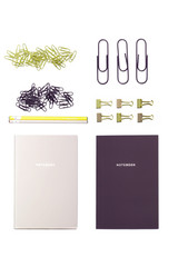 collection of varios types of office stationery