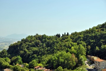 Fototapeta premium italian countryside and gorgeous views