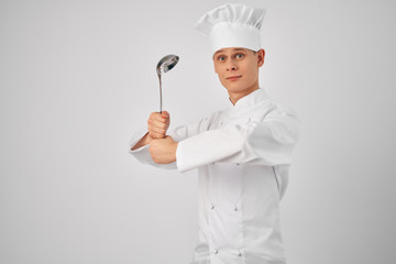cook with a ladle