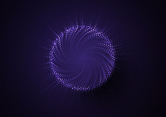 Neon glowing background