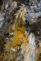 Volcano surface texture