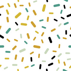 Light Green, Yellow vector seamless texture with colored lines.