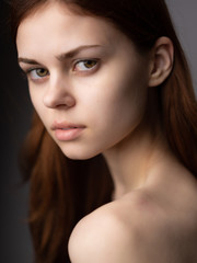 Fototapeta premium red-haired woman portrait