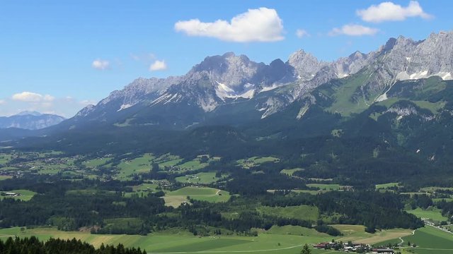 Panorama vom Wilden Kaiser (Kaisergebirge), Tirol