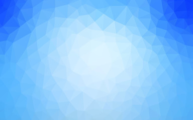 Light BLUE vector abstract polygonal pattern.