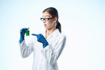 chemical flask lab technician
