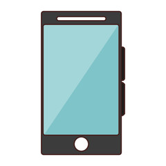 Smartphone mobile technology vector illustration graphic design