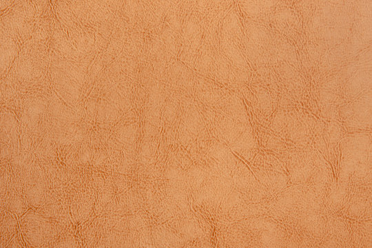 Light brown leather texture surface.