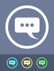 Chat Bubble - Simple Buttons