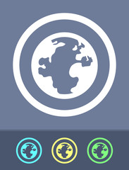 Earth - Simple Buttons