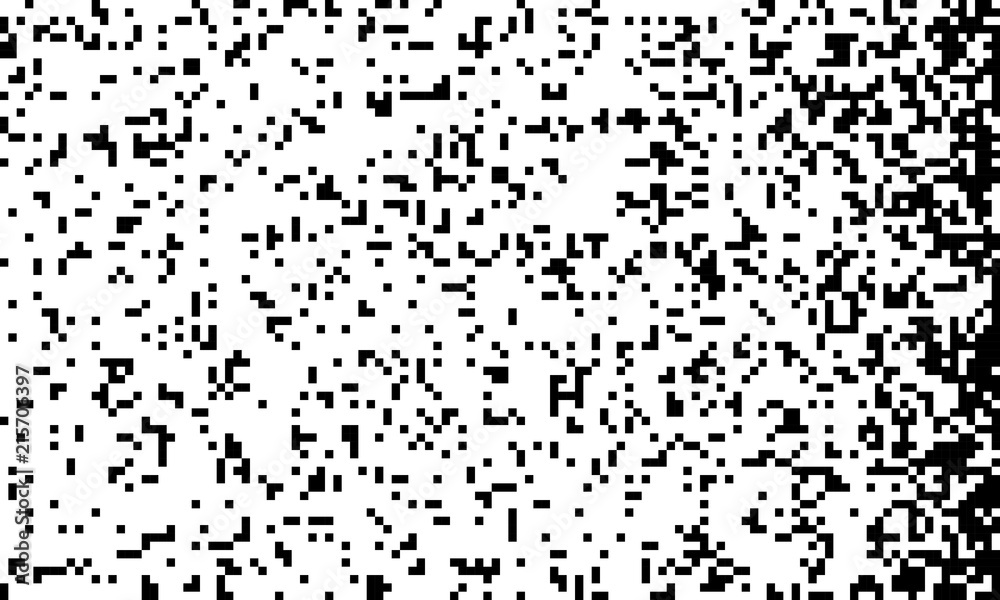 Aufkleber abstract pixel gradient background. falling pixels. geometric mosaic background. vector illustration