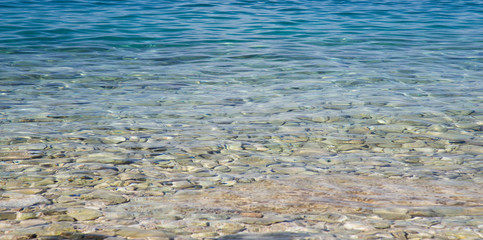 Clear Croatian sea water