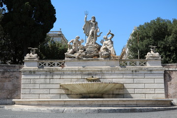 Fototapeta premium View to Piazza del Popolo in Rome, Italy