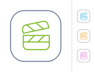 Clapboard - Simple Icons