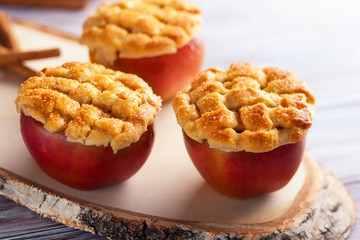 Baked apple