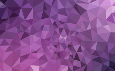 Light Purple, Pink vector gradient triangles template.