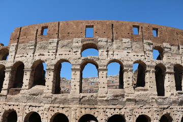 The Amphitheatrum Novum in Rome, Italy