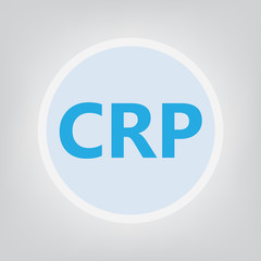 CRP (C-reactive protein) concept- vector illustration