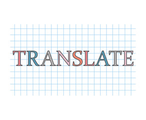 translate concept- vector illustration