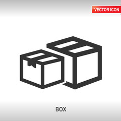 box vector icon