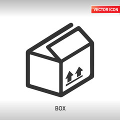 open box vector icon