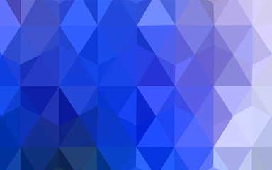 Light Pink, Blue vector polygonal template.