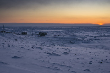 First Sunrise of the Year in Grise Fiord