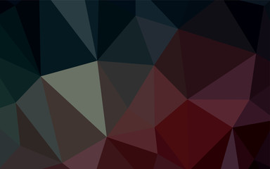 Fototapeta premium Light BLUE vector polygon abstract background.