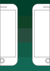 flat cellphone banner and add ons