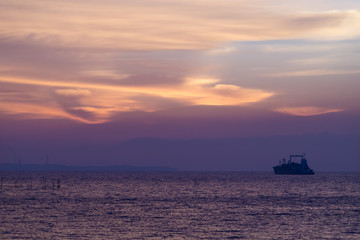 Fototapeta premium 夜明け前の東雲