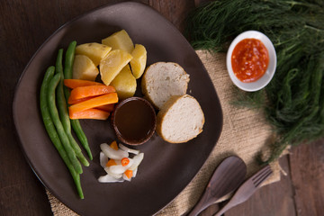 indonesian galantine food